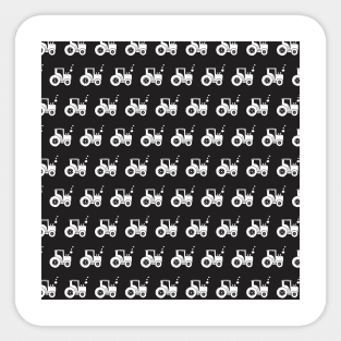 Tractors Monochrome Sticker